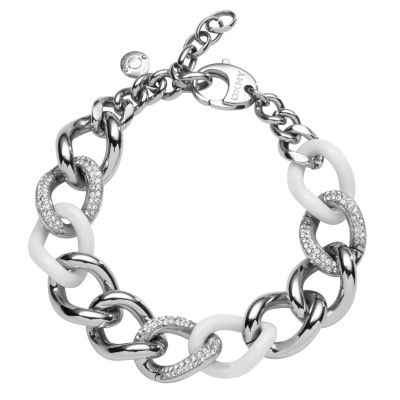 DKNY White Ceramic Chain Bracelet - Product number 9039104