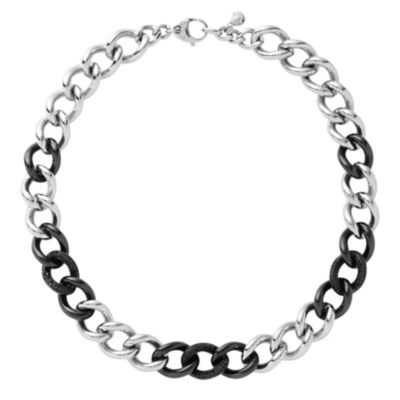 DKNY Black Ceramic Chain Style Necklace - Product number 9039317