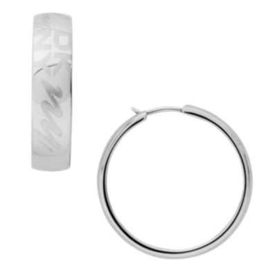 DKNY Logo Hoop Earrings - Product number 9039341