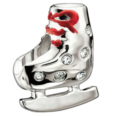 Chamilia silver ice skate Swarovski bead - Product number 9039554