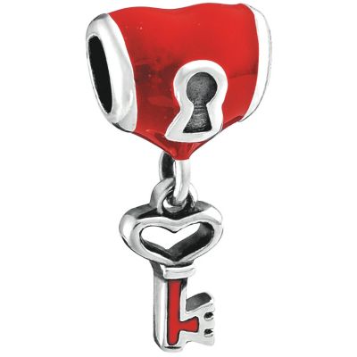 Miss Chamilia sterling silver red enamel secret bead - Product number 9039589