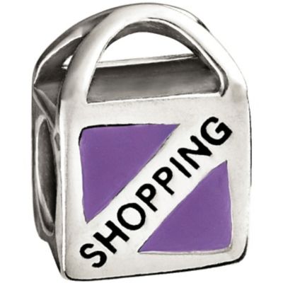 Miss Chamilia sterling silver shopping bead - Product number 9039597