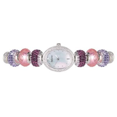 Charmed By Accurist Pink & Purple Charm Watch - Product number 9040161