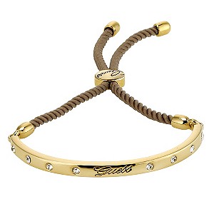 Guess Demi Stone Set Gold Plated & Taupe BraceletGuess Demi Stone Set Gold Plated & Taupe Bracelet
