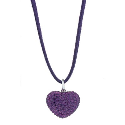 Eternal Crystal Amethyst Heart Pendant - Product number 9042792