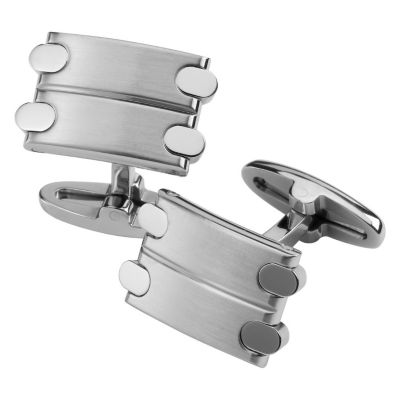Pequignet stainless steel cufflinks - Product number 9043292