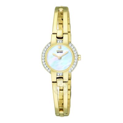 Citizen Eco-Drive Silhouette Ladies' Gold Bracelet Watch - Product number 9054510