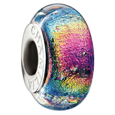 Chamilia silver iridescent purple bead - Product number 9054677