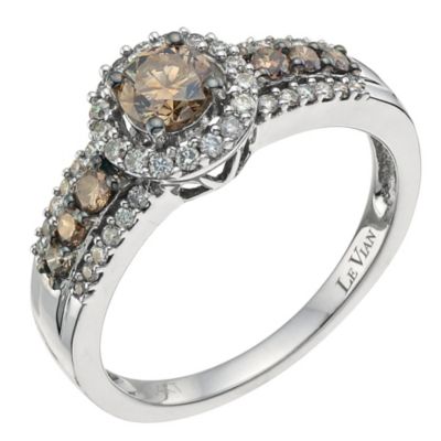 Le Vian 14ct white gold chocolate diamond ring - Product number 9058168