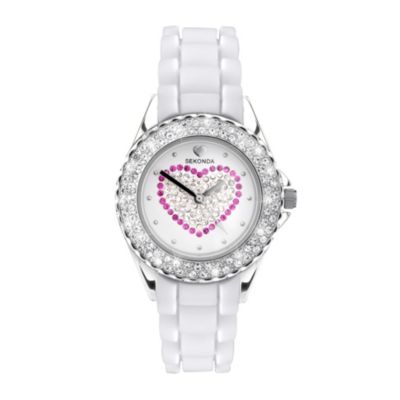 Sekonda Party Time Exclusive White Strap Watch - Product number 9058478