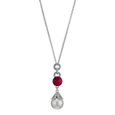 Pearl Effect Crystal Pendant - Product number 9058540