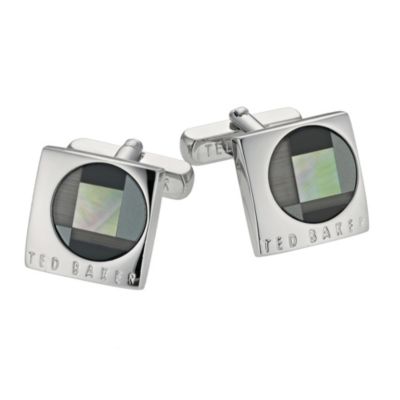 Ted Baker Renee black square cufflinks - Product number 9059377
