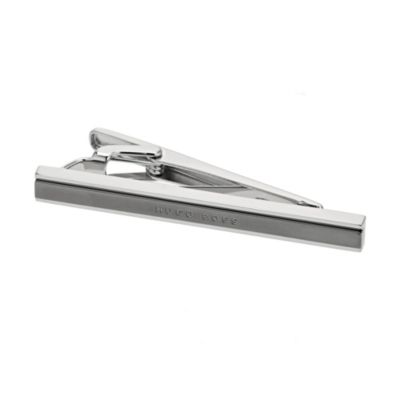 Hugo Boss men's dark grey tie clip - Product number 9062939