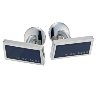 Hugo Boss men's navy enamel cufflinks - Product number 9062998