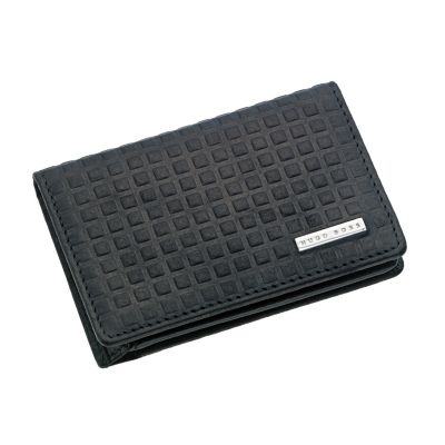 Hugo Boss men's black waffle bifold wallet - Product number 9063129