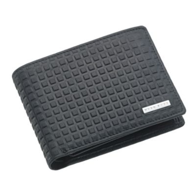 Hugo Boss black leather waffles wallet - Product number 9063137
