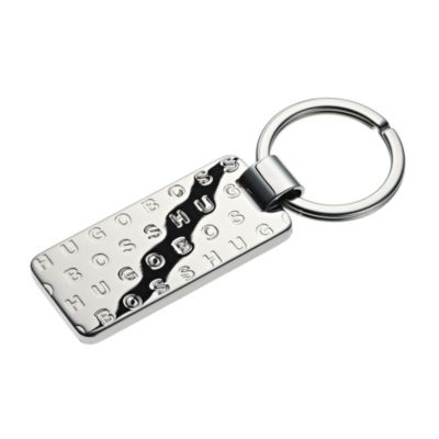 Hugo Boss Silver Embossed Keyring - Product number 9063188