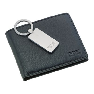 Hugo Boss black wallet & keyring set - Product number 9063196