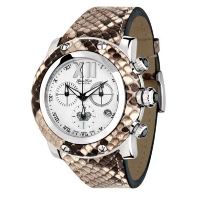 Glam Rock snakeskin strap watch