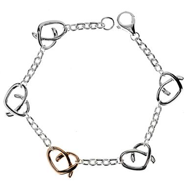 Eternal Silver twist heart bracelet - Product number 9069747