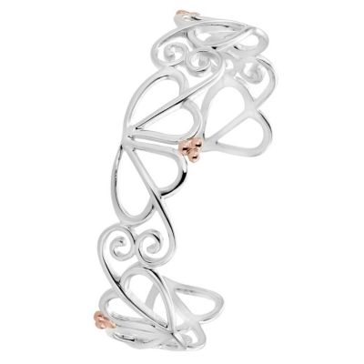 Clogau Silver & Rose Gold Love Vine Bangle - Product number 9070001