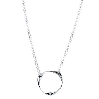 Eternal Silver hanging mobius pendant - Product number 9070532