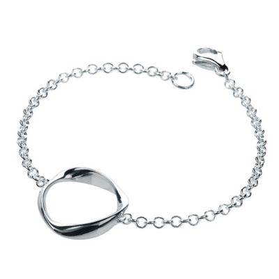 Eternal Silver hanging mobius bracelet - Product number 9070540