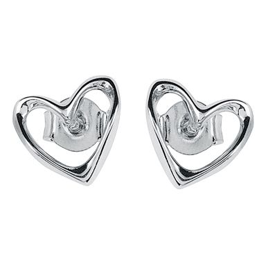Eternal Silver heart shape stud earrings - Product number 9071261