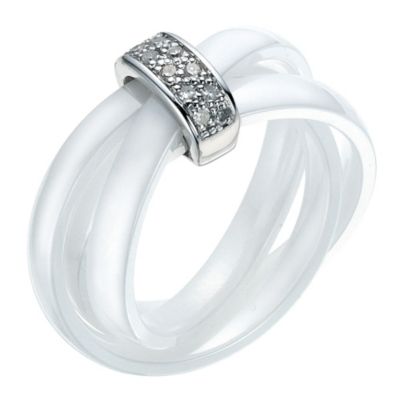 Amanda Wakeley white ceramic diamond 