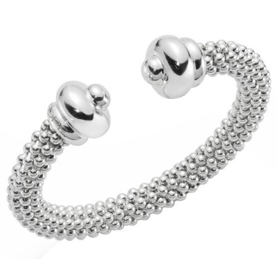 Twin Fope Fizzy torque silver bangle - Product number 9078800