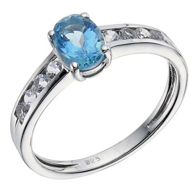 Sterling Silver Topaz Dress Ring - Product number 9083251