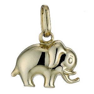 9ct Yellow Gold Elephant Charm9ct Yellow Gold Elephant Charm