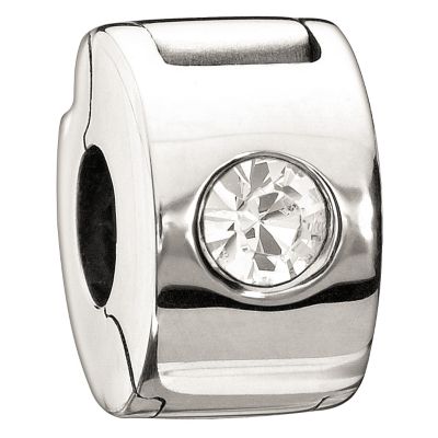 Chamilia silver jewelled lock crystal bead - Product number 9085629