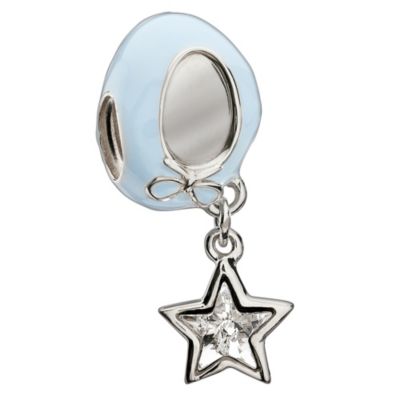 Chamilia silver crystal blue baby shoe charm - Product number 9085696