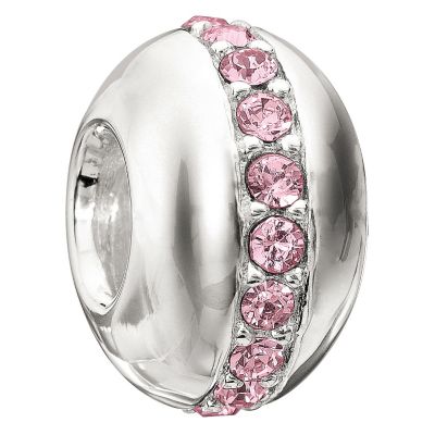 Chamilia Wink Silver Light Rose Crystal Bead - Product number 9085904