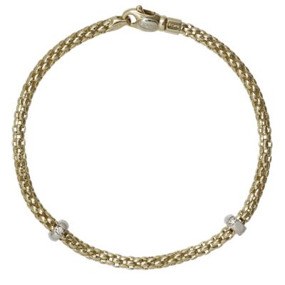 Fope 18ct yellow gold diamond bracelet - Product number 9092439