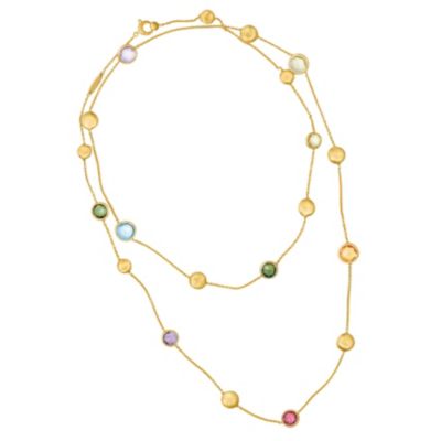 Marco Bicego 18ct yellow gold multi stone necklace - Product number 9095861