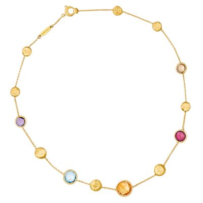 Marco Bicego 18ct yellow gold multi stone necklace - Product number 9095896