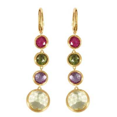 Marco Bicego 18ct yellow gold multi stone earrings - Product number 9095950