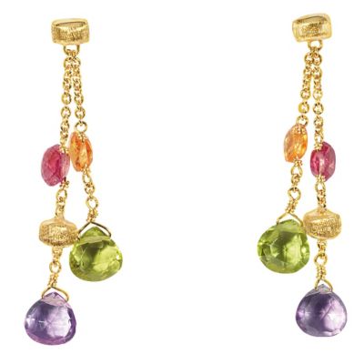 Marco Bicego 18ct yellow gold multi stone earrings - Product number 9096264