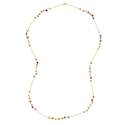 Marco Bicego 18ct gold pearl and stone necklace