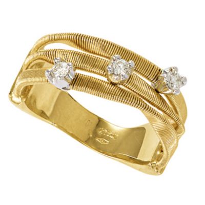 Marco Bicego  Marrakech 18ct yellow gold diamond ring - Product number 9099328