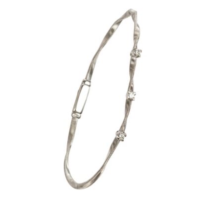 Marco Bicego 18ct white gold diamond bangle - Product number 9099476