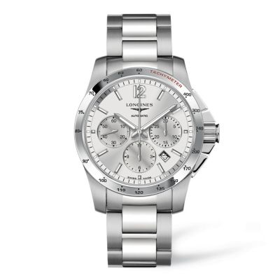 Longines stainless steel bracelet chronograph watch - Product number 9100024