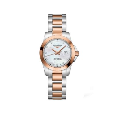 Longines ladies' two colour diamond bracelet watch - Product number 9100164