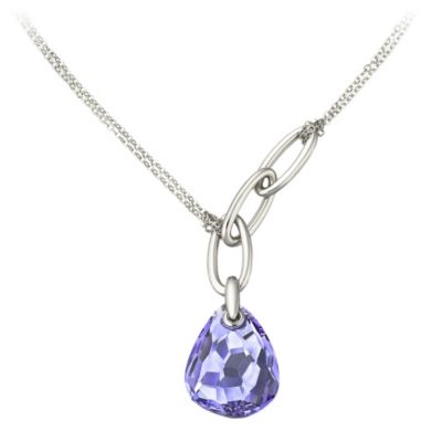 Swarovski Mini Parallele tanzanite colour crystal pendant - Product number 9100547