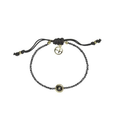 Emporio Armani diamond & hematite beaded bracelet - Product number 9101667