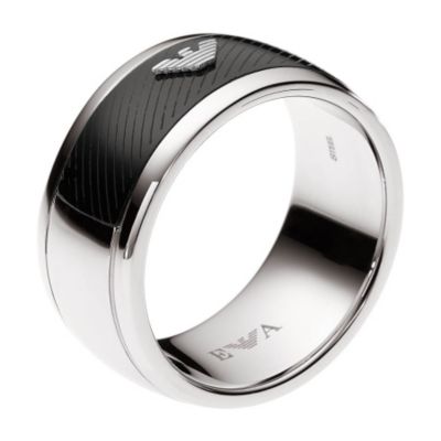 Emporio Armani stainless steel panel ring - Product number 9101802