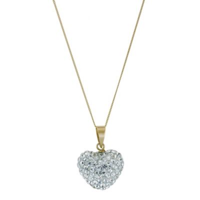 9ct Yellow Gold Heart Necklace