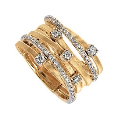 Marco Bicego 18ct yellow gold diamond ring - Product number 9113592